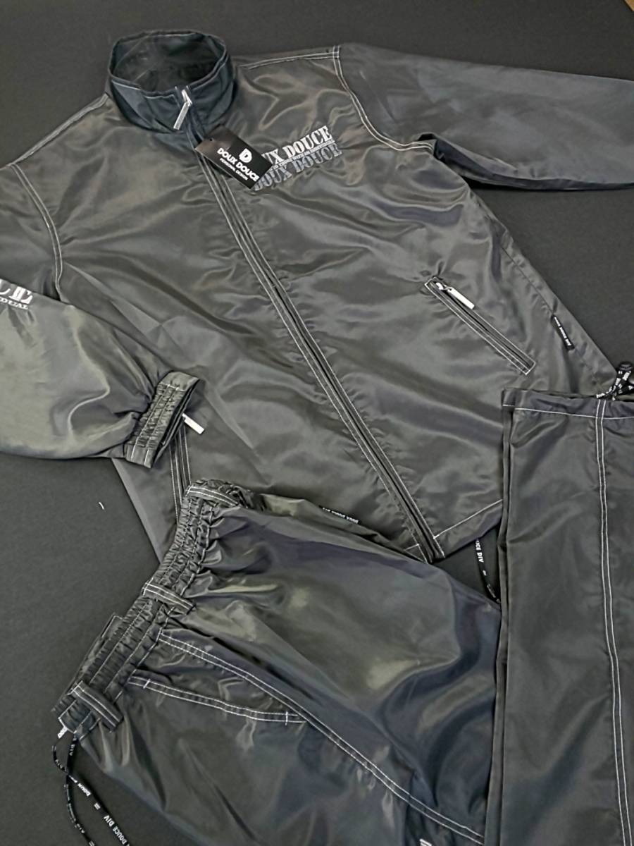DOUX DOUCE デュークスデューチェ 新品 SALE!! 50%OFF 半額 送料無料 上下セット シャカシャカ系 ブランド Mサイズ ゆったり 20201003W-16B拍卖