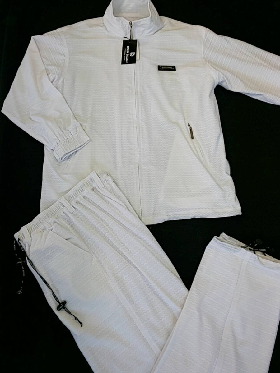 新品 SALE!! 特別価格!! 送料無料 DOUX DOUCE デュークスデューチェ ブランド 上下セット Fサイズ 315410W 白拍卖