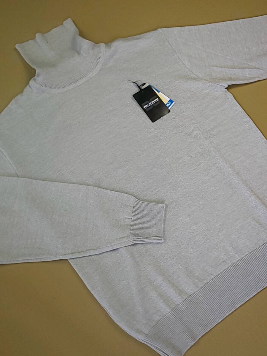 BON GIOVANE 新品 SALE 50%OFF 半額 送料無料 冬物 タートルネックセーター Mサイズ ゆったり ウール50% ウォッシャブル 日本製 058006-12拍卖