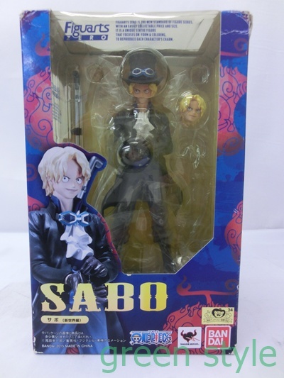 # ワンピース フィギュアーツゼロ サボ(新世界編) 開封済 パーツ欠品あり バンダイ 魂ネイション Figuarts ZERO拍卖