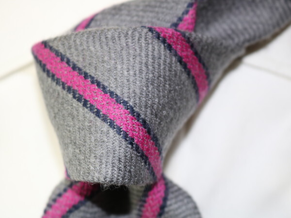 【伊】ls17016/trevigliani極上ウールレジメンタルネクタイ拍卖