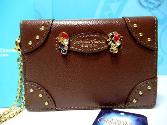 送無 サマンサタバサ 限定 ファンタスティック・ビースト 牛革 二つ折り パスケース カード入 定期入 新品 証明書 包装付 ハリー・ポッター拍卖