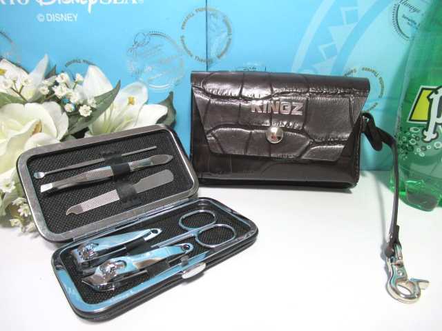 送料無料 キングズ バイ サマンサタバサ 非売品 グルーミングセット 牛革 クロコ 型押 ケース入り 新品 サマンサキングズ 包装可拍卖