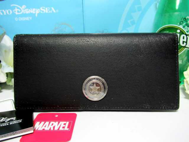 送無 キングズ バイ サマンサタバサ キャプテン アメリカ 限定 牛革 かぶせ 長財布 束入れ 新品 アベンジャーズ マーベル サマンサキングズ拍卖