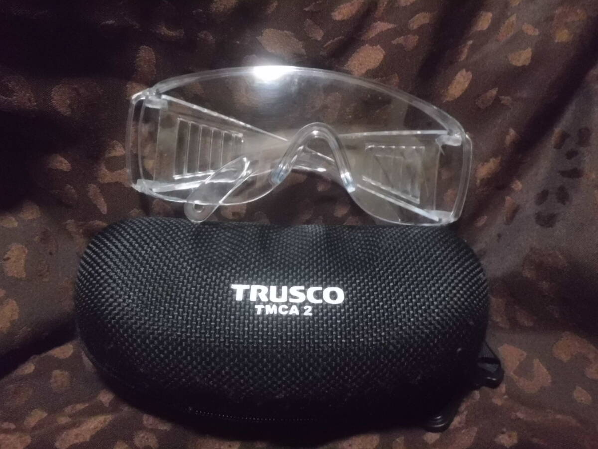 保護メガネ 保護ゴーグル クリア 透明 &ゴーグルケースセット拍卖