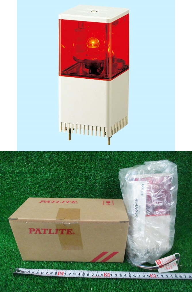 Kのな5606■PATLIT パトライト■小型積層回転灯■KJSB-102-R■一段式 軽量 コンパクト拍卖