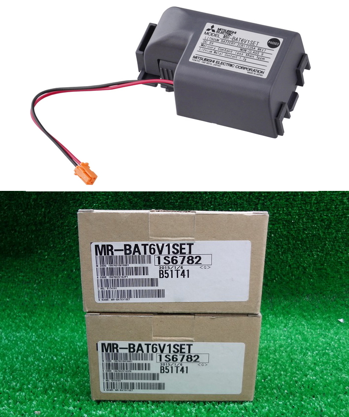 Kのか1105 新品■三菱電機■ACサーボ用バッテリ■MR-BAT6V1SET■サーボアンプ用バッテリー■バッテリー■電気部品 電材 産業用■2点セット拍卖