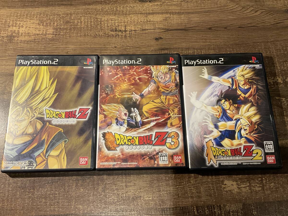 PS2 プレイステーション2 ドラゴンボールZ、Z2、Z3拍卖