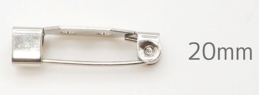 TT-クラフトパーツ 造花ピン20mmニッケル5個入り ハンドメイド用金具 ※1枚目の画像が対象商品拍卖