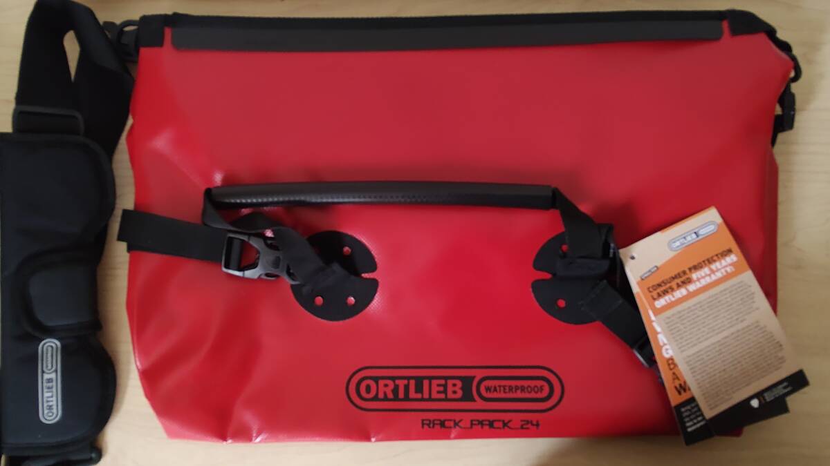 ORTLIEB RACK-PACK オルトリーブ ラックパック Sサイズ/24L レッド 未使用 送料無料拍卖