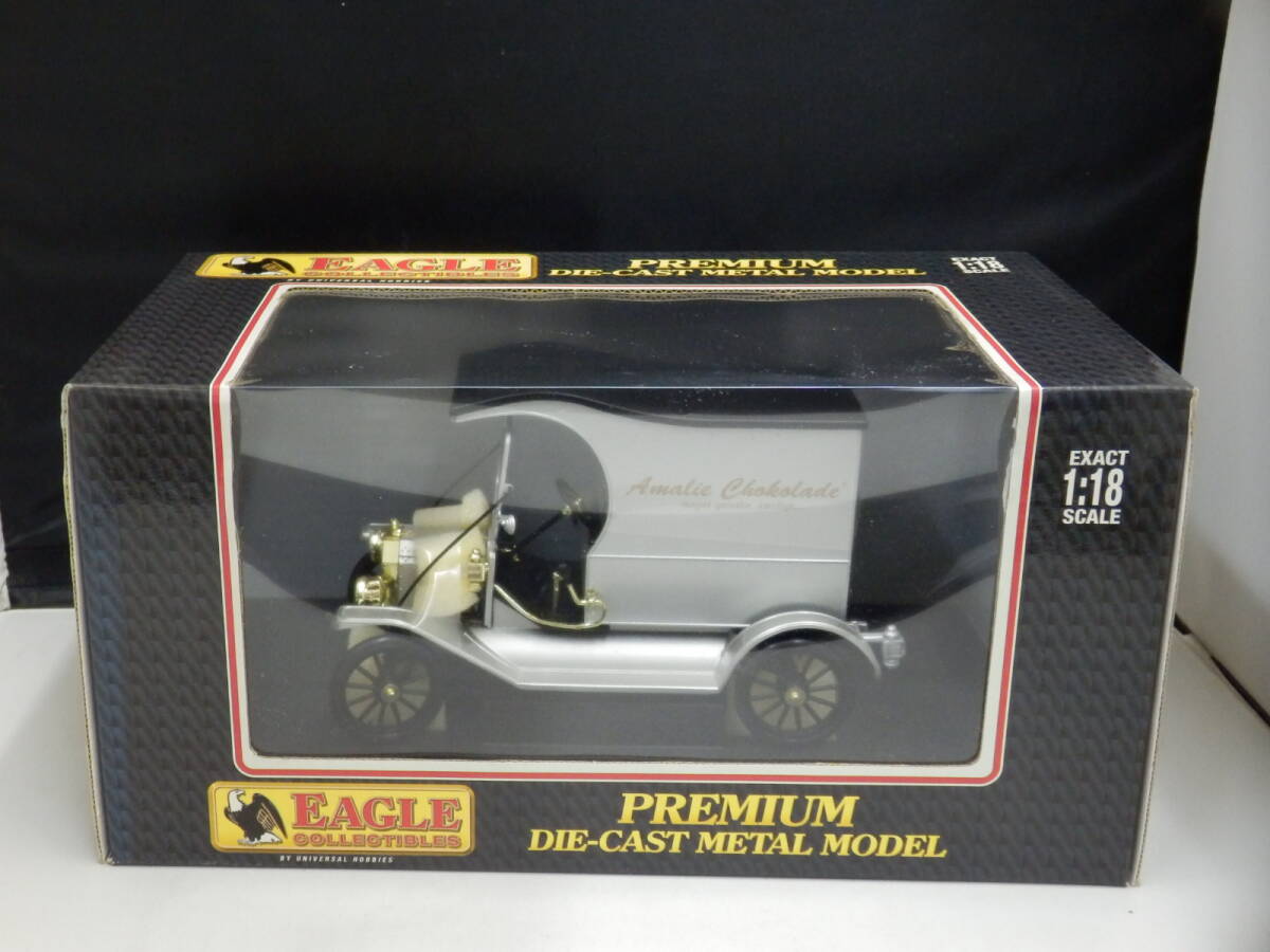 E4308 430800 京商 イーグル フォード Tモデル 1/18 KYOSHO EAGLE FORD MODEL T DELIVERY TRUCK AMALIE CHOKOLADE拍卖