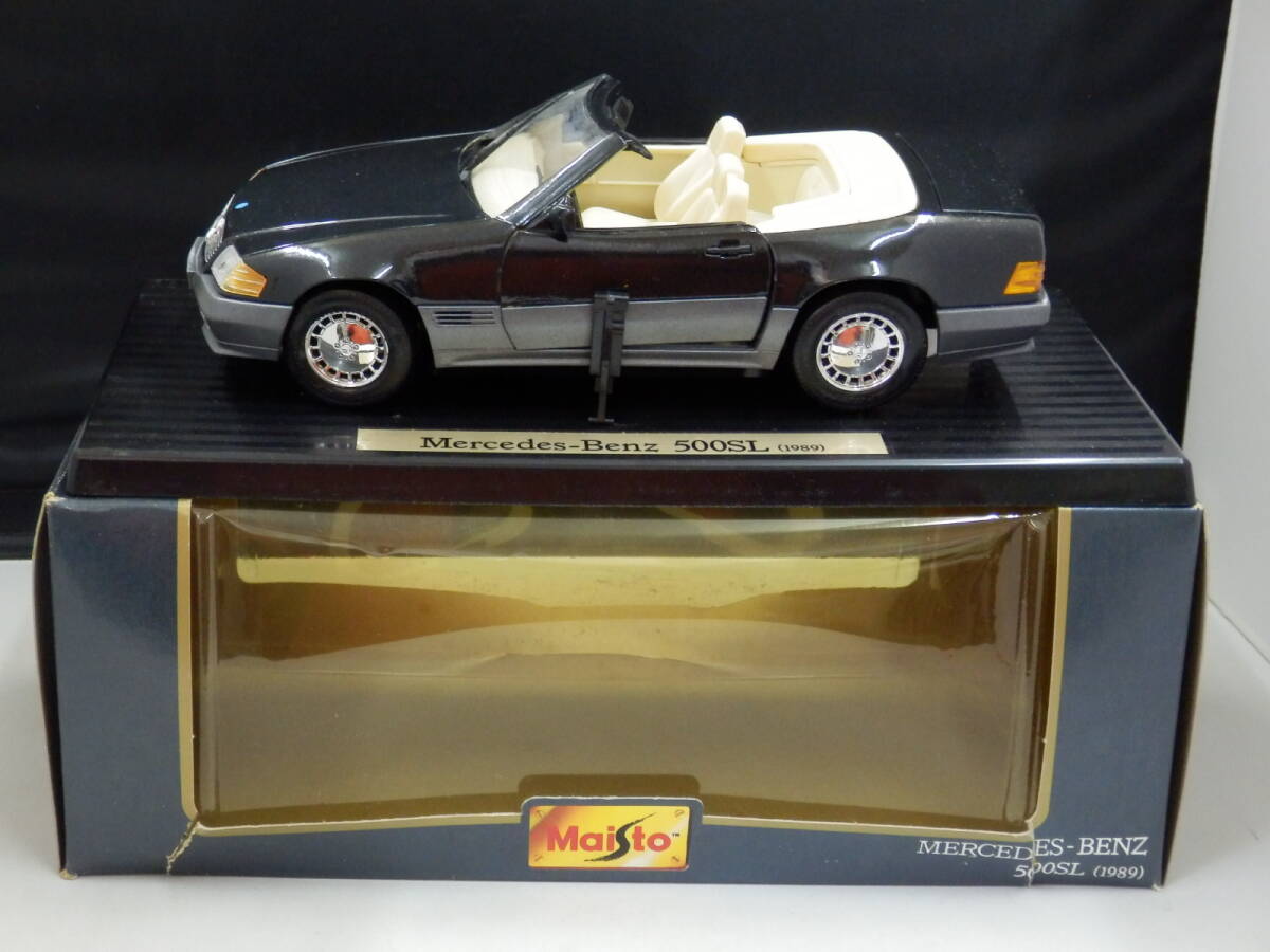 801B マイスト メルセデスベンツ 500SL 1989 1/18 MAISTO MERCEDES -BENZ 拍卖