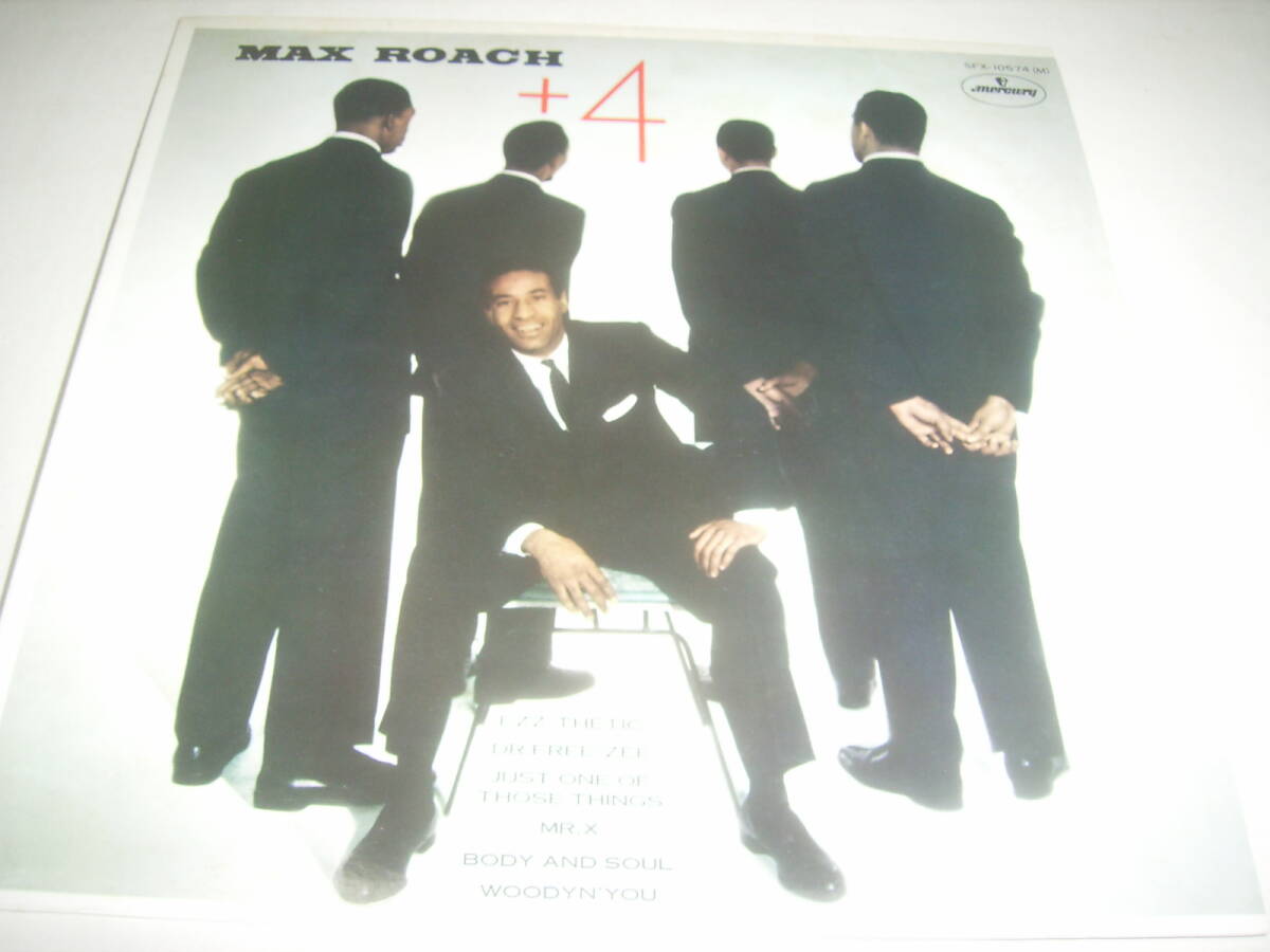 ソニー・ロリンズ参加!名ドラマー、マックス・ローチのLP「ローチ・プラス4」!美盤!拍卖