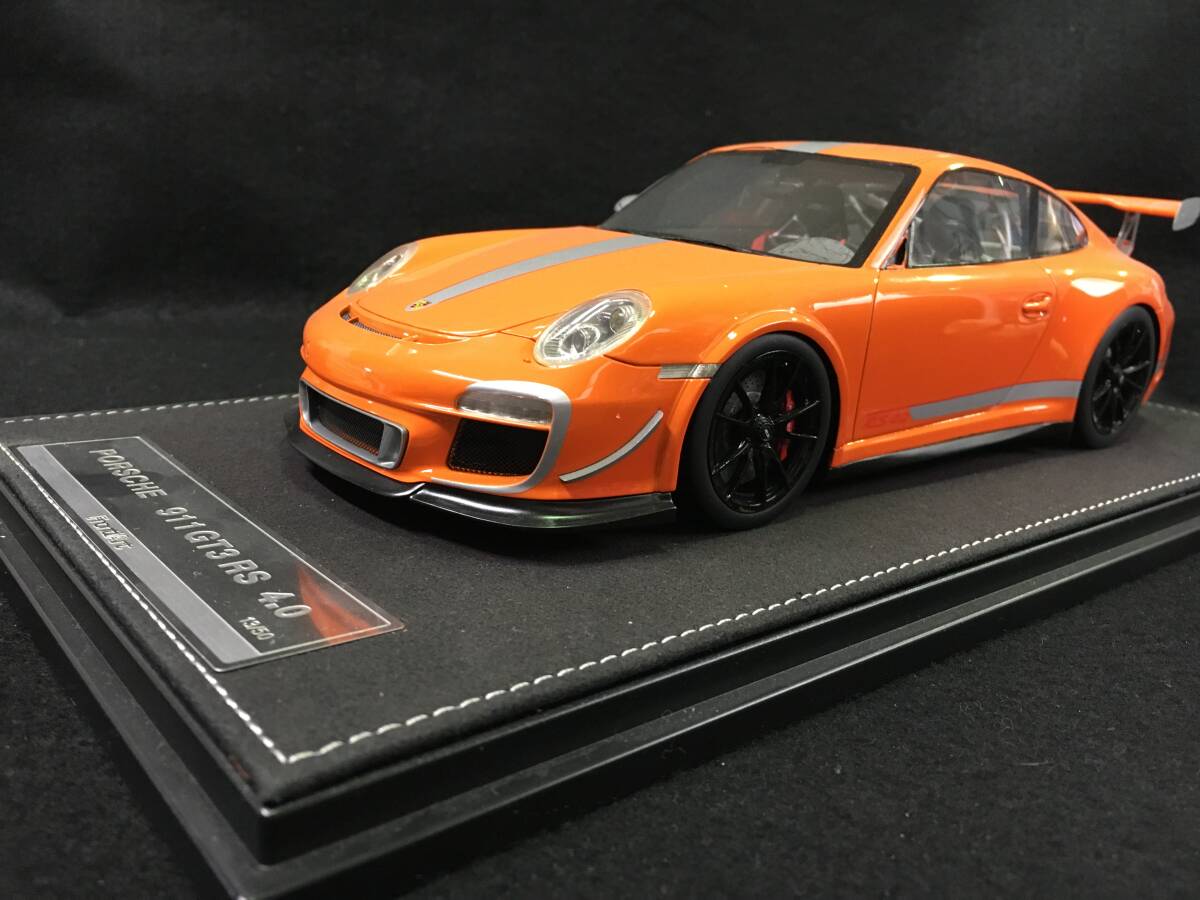●再々値下げ●フロンティアート●レア●ケースなし、不良ヵ所あり●1/18 ポルシェ 911 GT3 RS 4.0 50台限定 シリアルNo 15/50 Fronti Art拍卖