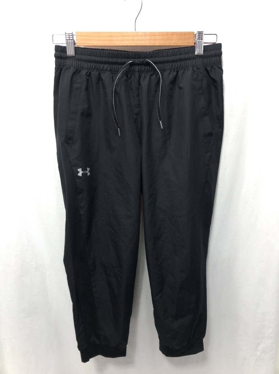 UNDER ARMOUR 七分丈 トレーニング パンツ メンズ SM ブラック シャカパン ウィンドブレーカー アンダーアーマー STORM D12拍卖