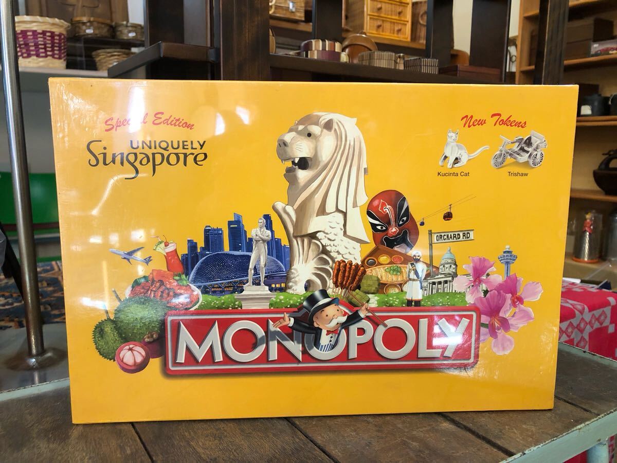 G0254★未開封 MONOPOLY モノポリー UNIQUELY Singapore シンガポール版 ボードゲーム テーブルゲーム拍卖