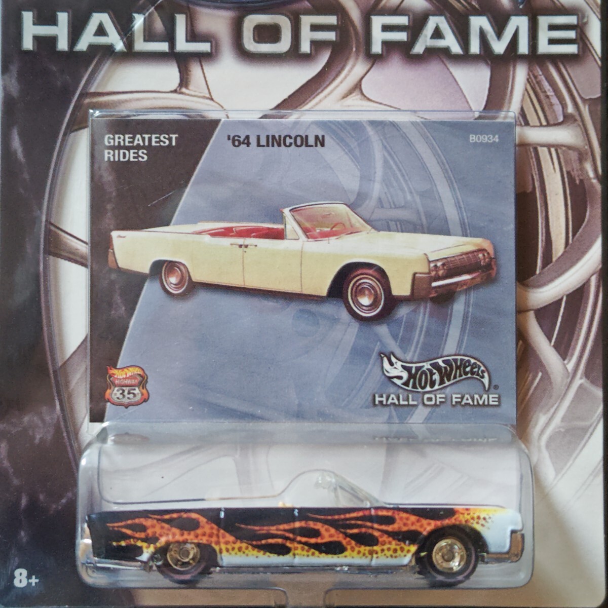 ホットウィール Hot Wheels ホーム オブ フェーム ’64 リンカーン 2002年発売品 未開封品 長期暗室保管品 ビンテージ ミニカー拍卖