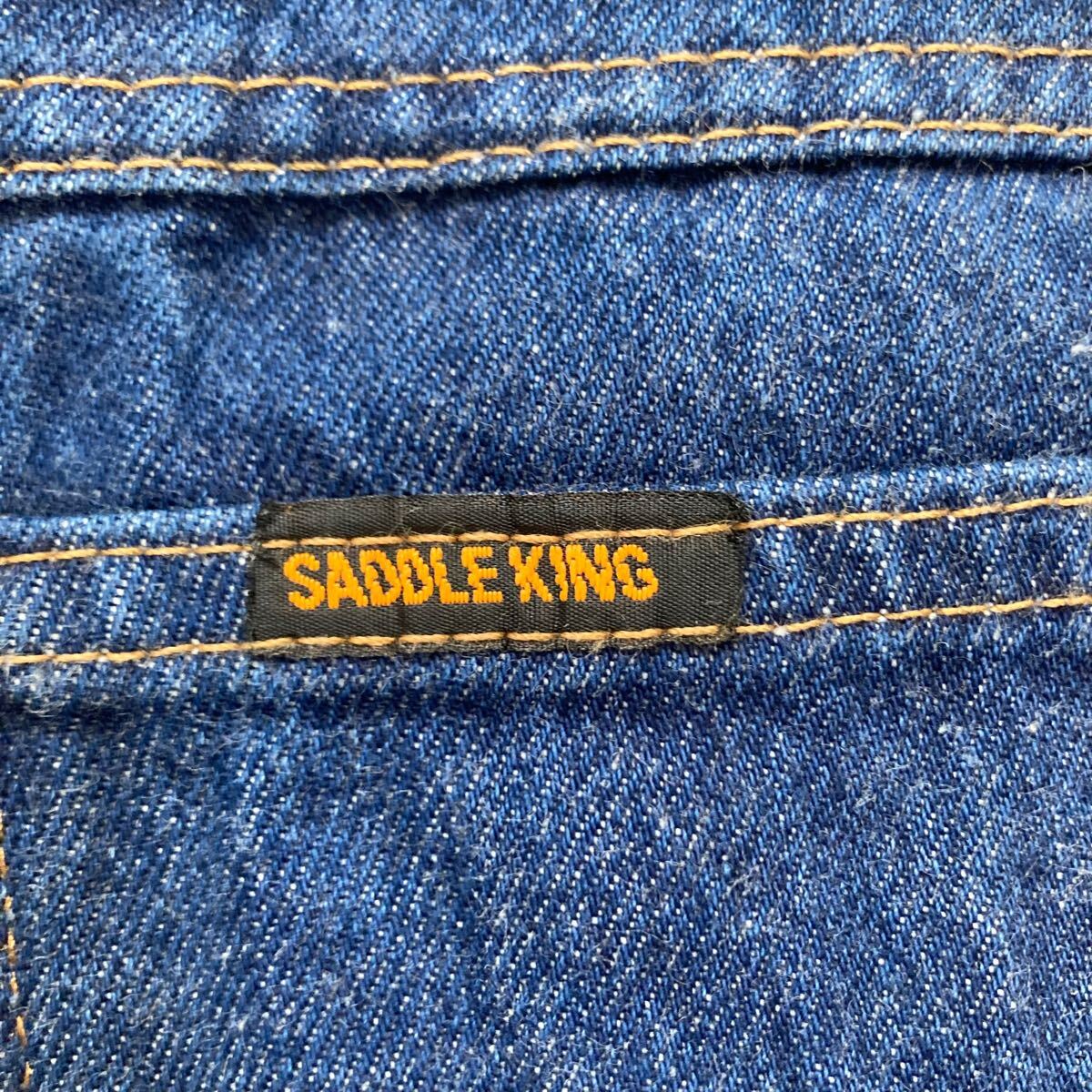 70年代 USA製 ヴィンテージ SADDLE KING デニム 濃紺 検索 Levi s リーバイス  Lee 70s ラングラー アメリカ製拍卖