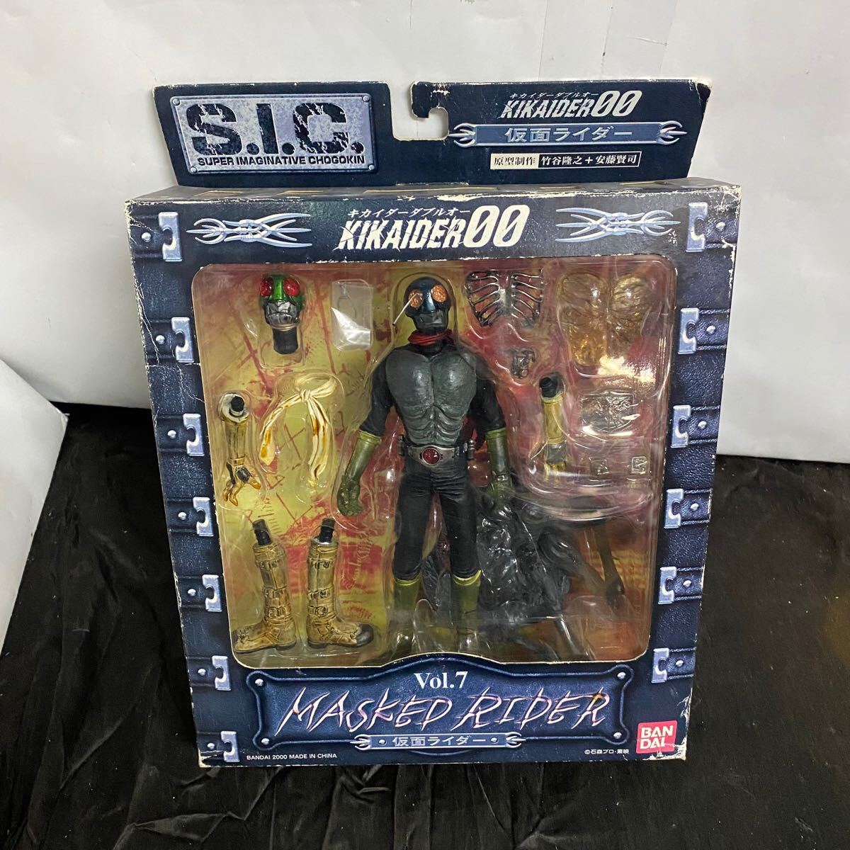 バンダイ S.I.C. Vol.7 KIKAIDER00 仮面ライダー アクションフィギュア キカイダー ダブルオー拍卖
