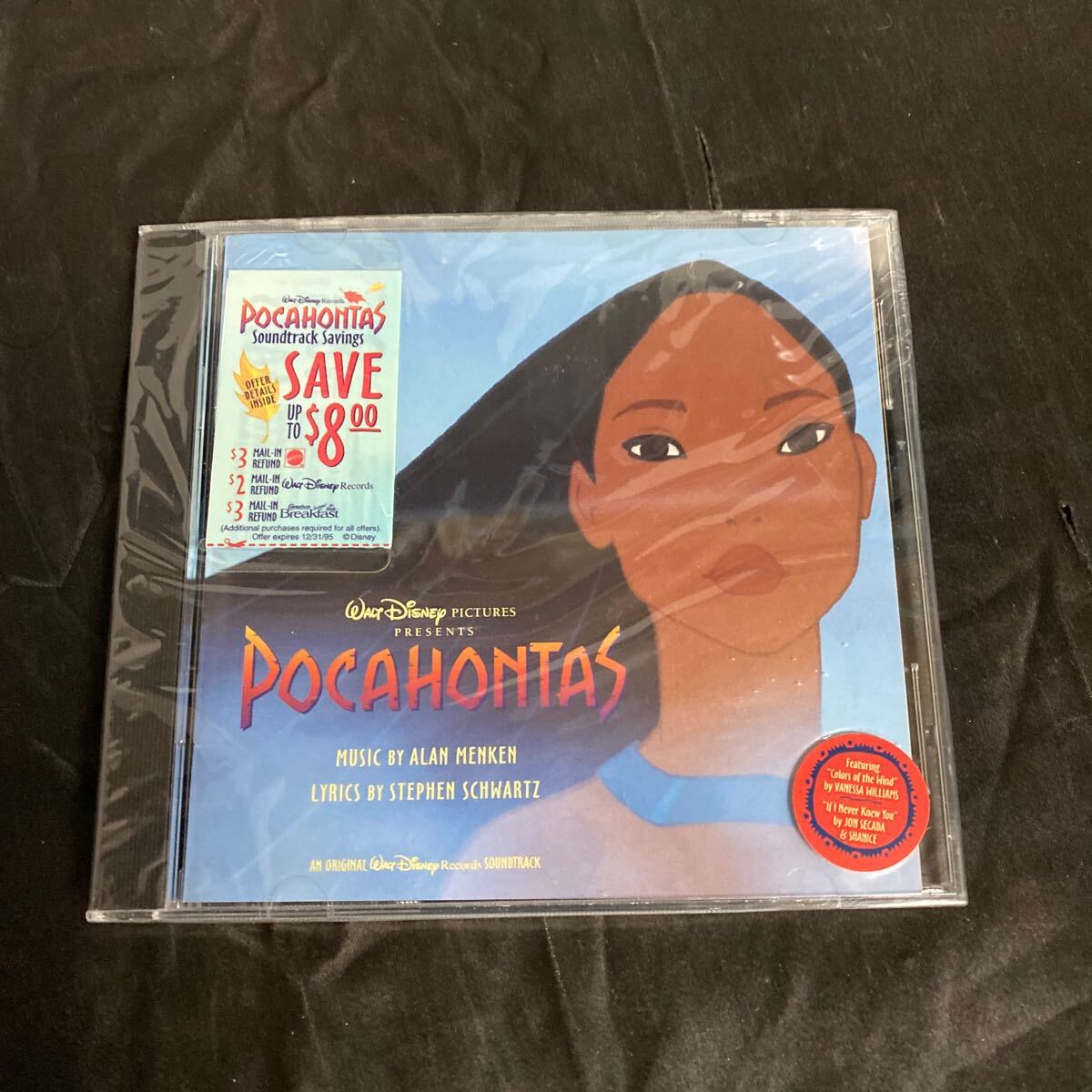 未開封 長期保管品 CD ポカホンタス サウンドトラック 輸入盤拍卖