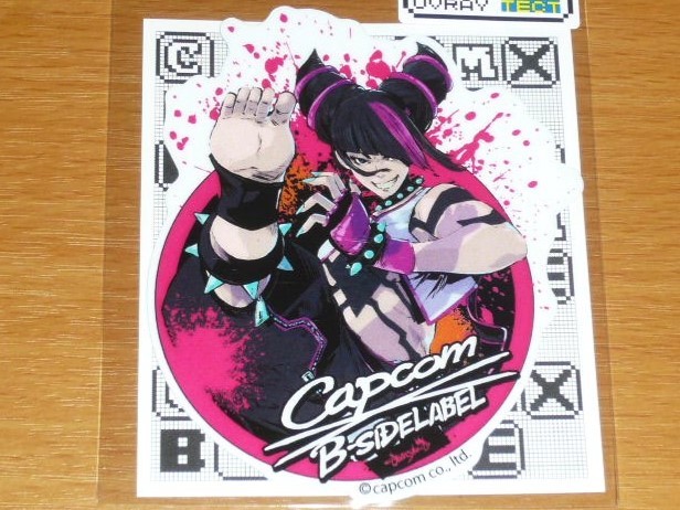 ◆ストリートファイター6 ステッカー◆ジュリ◆B-SIDE LABEL◆ストⅡ◆拍卖