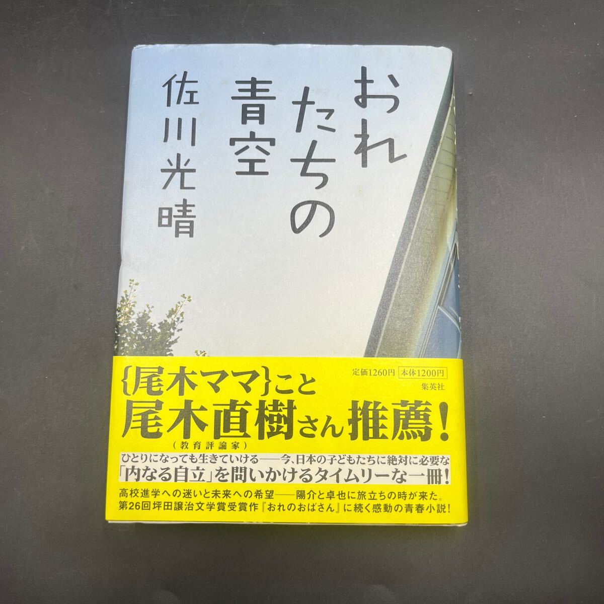 【署名本/落款/初版】佐川光晴『おれたちの青空』集英社 帯付き サイン本拍卖