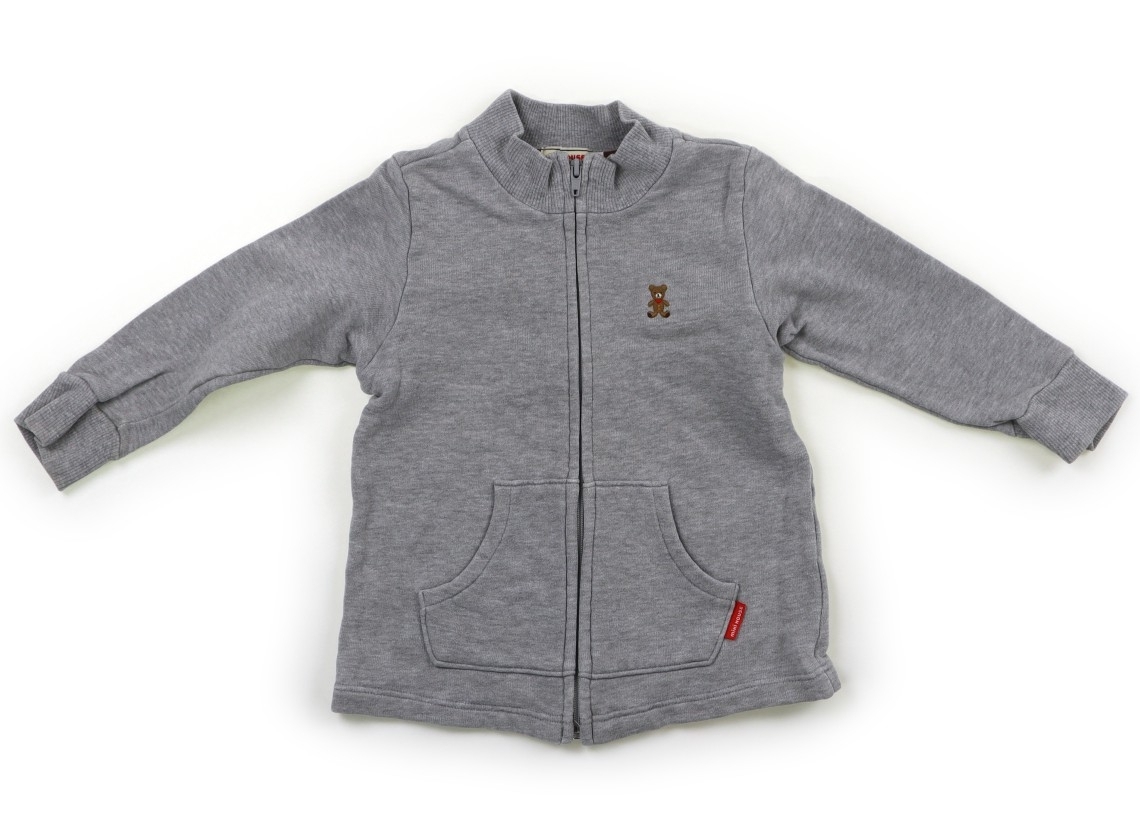 ミキハウス miki HOUSE ジップアップトレーナー 90サイズ 男の子 子供服 ベビー服 キッズ拍卖