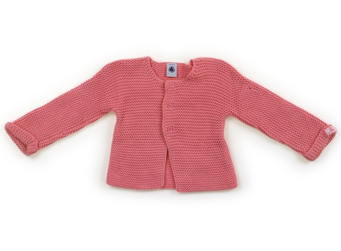 プチバトー PETIT BATEAU カーディガン 80サイズ 女の子 子供服 ベビー服 キッズ拍卖