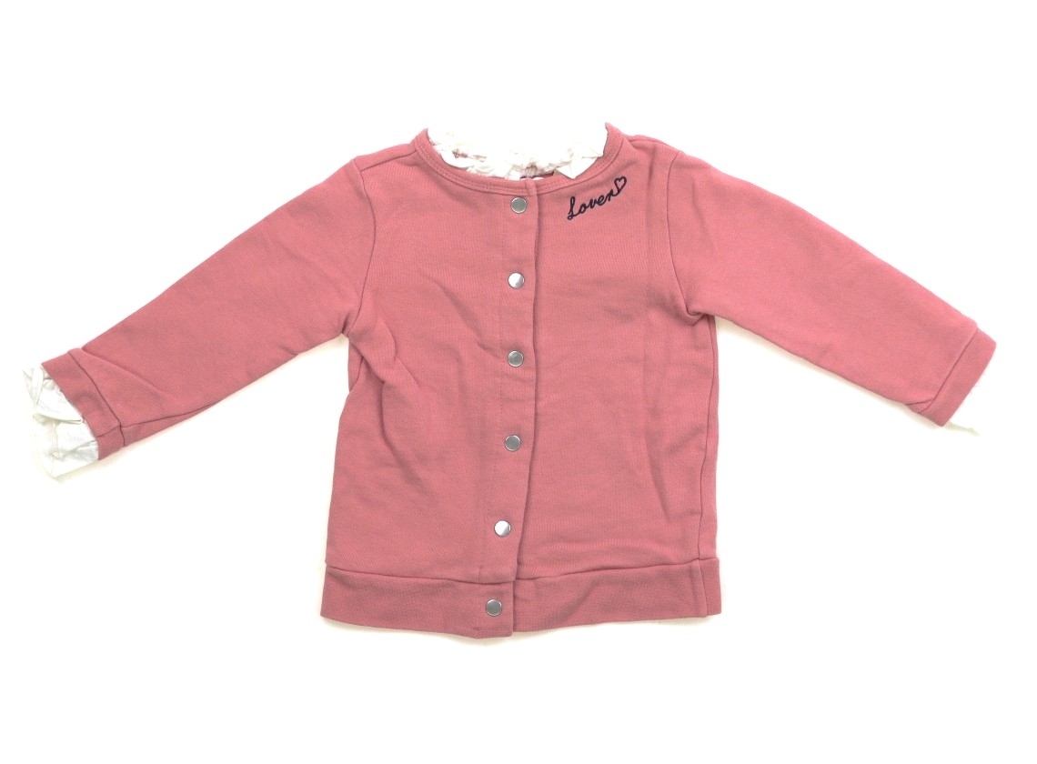 ベベ プチ ポワ ヴェール BeBe Petits Pois Vert カーディガン 95サイズ 女の子 子供服 ベビー服 キッズ拍卖