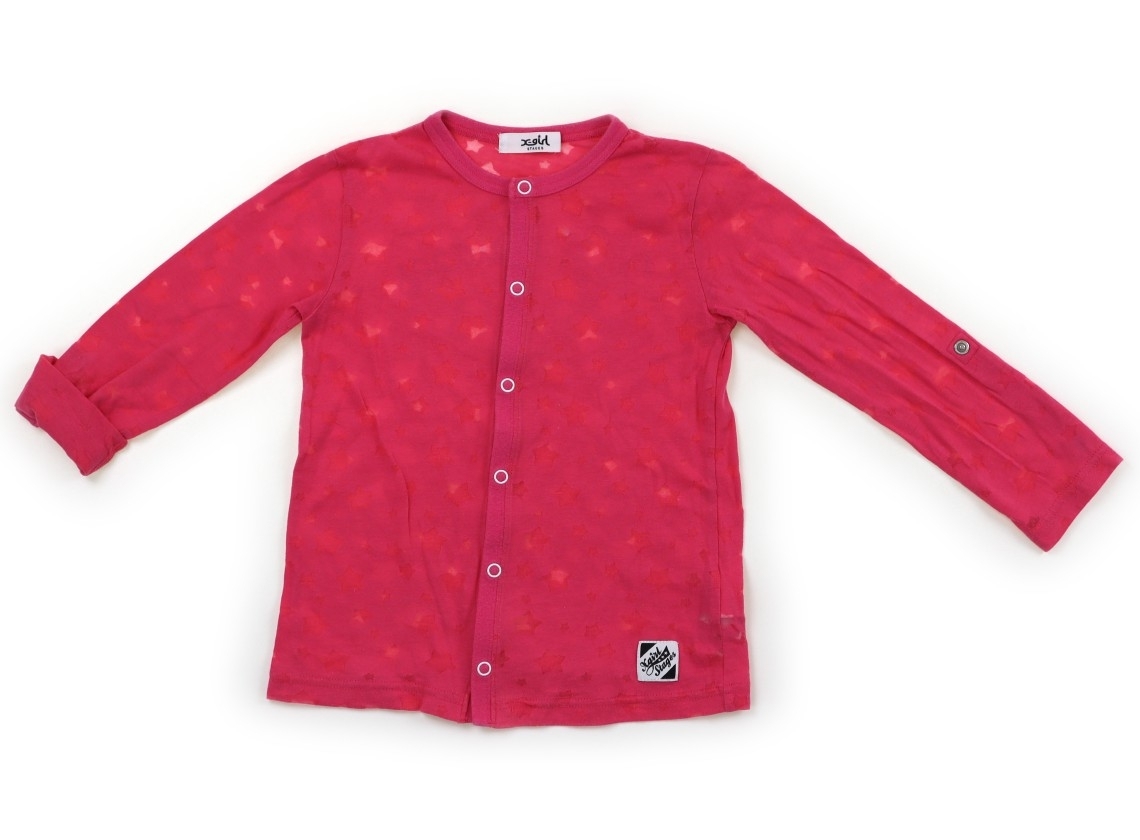 Xガール X-Girl カーディガン 110サイズ 女の子 子供服 ベビー服 キッズ拍卖