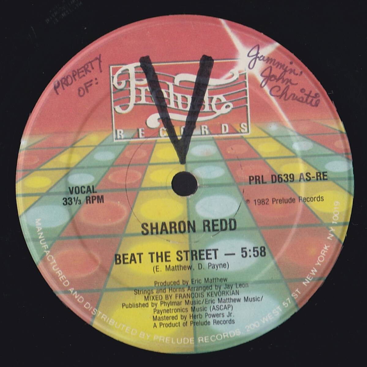 ダンクラ12inch★SHARON REDD / Beat the street / inst.★Prelude★拍卖