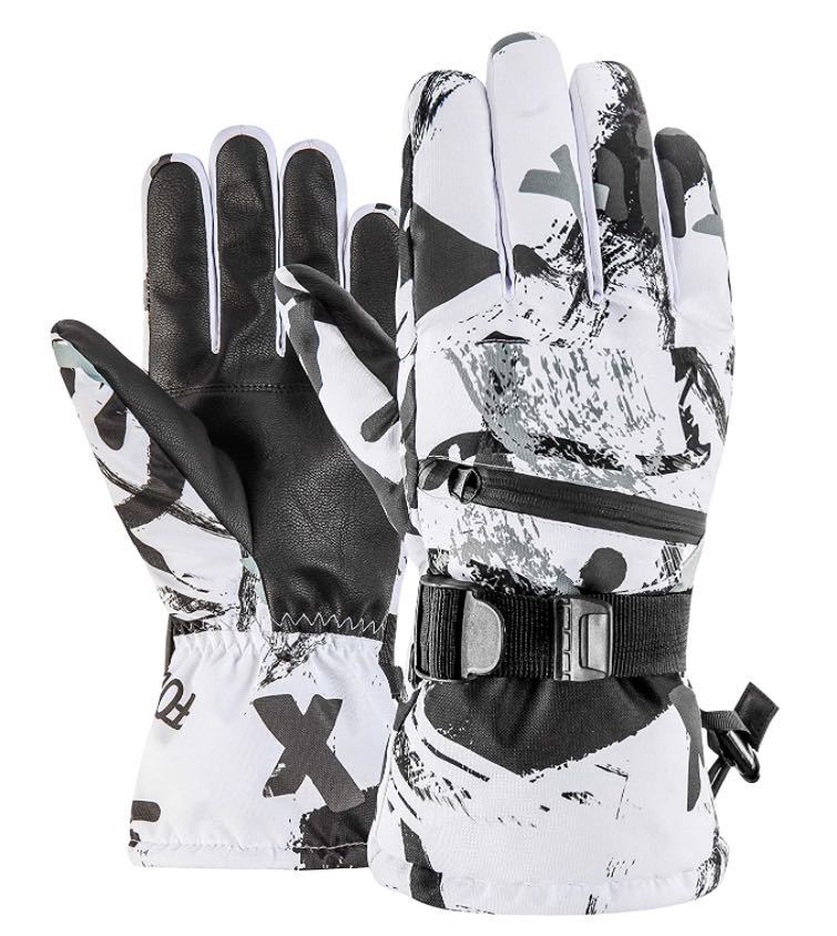 スキー手袋 防寒 グローブ タッチパネル対応 バイクグローブ 送料無料 新品拍卖