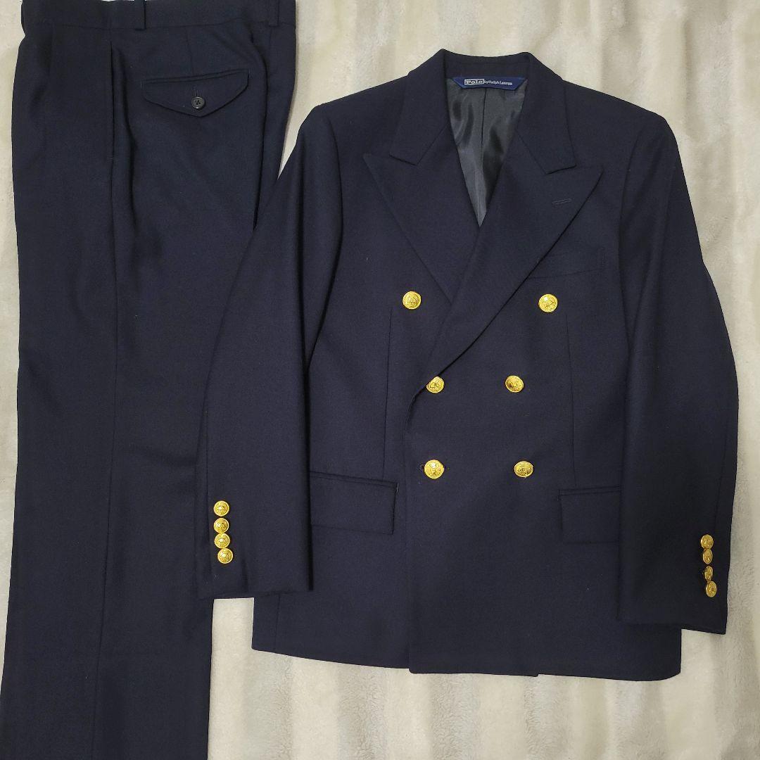 140cm【毛100%】RALPH LAUREN フォーマルスーツ ブレザー拍卖