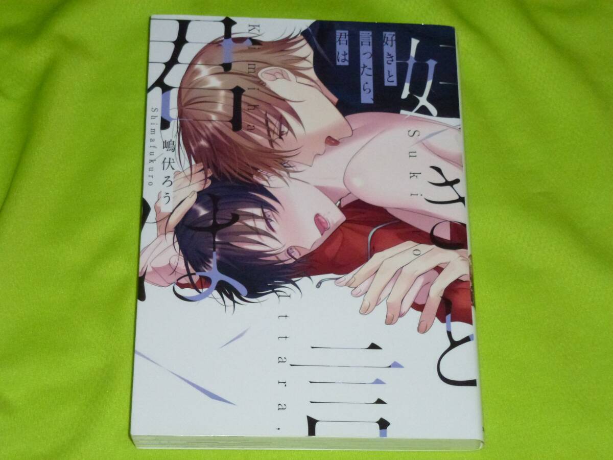 ★好きと言ったら、君は★嶋伏ろう★送料112円拍卖