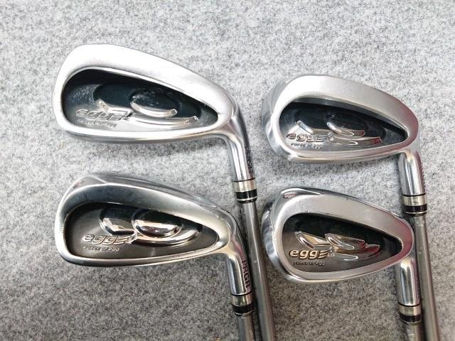 プロギア 2017 egg PC アイアン 赤エッグ #7-PW 4本セット 純正カーボン M-40 (SR) PRGR拍卖