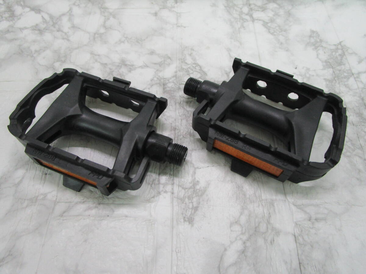 W.25.B.14 TO ☆ フラットペダル FPD NW-288 ブラック ペア USED ☆拍卖