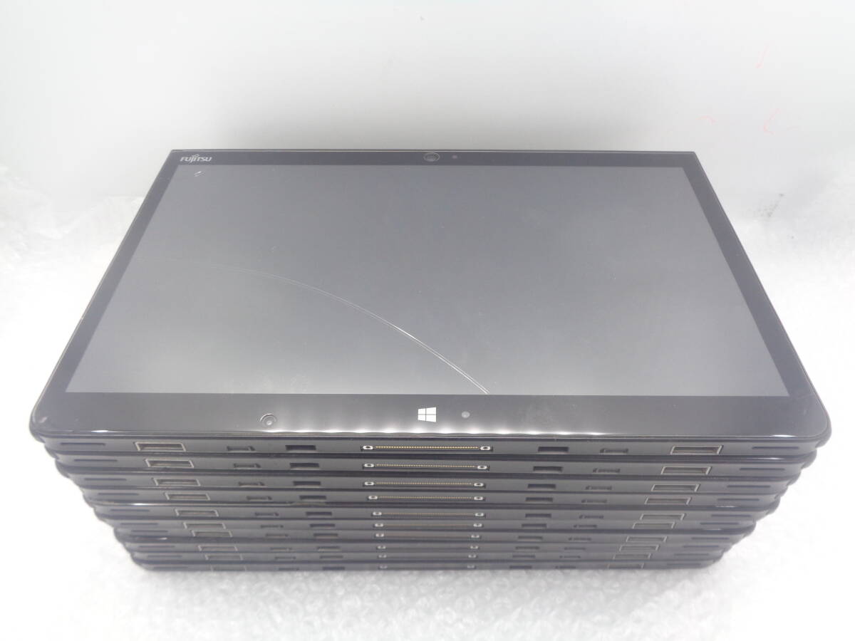ジャンク品 液晶割れ 13.3型タブレット FUJITSU ARROWS Tab Q775/K /i5-5300U /4GB/タッチパネル/HDD無し/BIOSロック x 10台セット(F528)拍卖