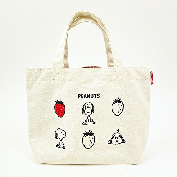 スヌーピー イチゴ ミニトート バッグ ランチバッグ デイユーズ SNOOPY拍卖