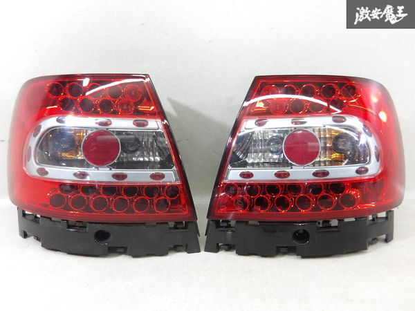 【点灯確認済】社外 Audi アウディ 8D S4 A4 セダン テールライト テールランプ 左右セット 60-1204 即納 棚12-4拍卖
