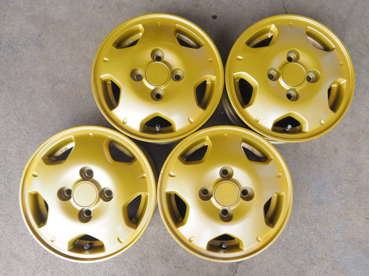 N821 送料無料 バモス純正 3.5Jx12 +40 PCD100 4穴 4本 ホンダ純正アルミホイール JWL-T アクティ ホビオ拍卖