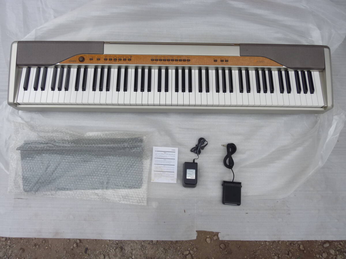 直接引き取り限定(長生郡) 詳細不明 動作未確認 カシオ プリビア 電子ピアノ CASIO Privia プリヴィア PX-110 長期保管中古品拍卖