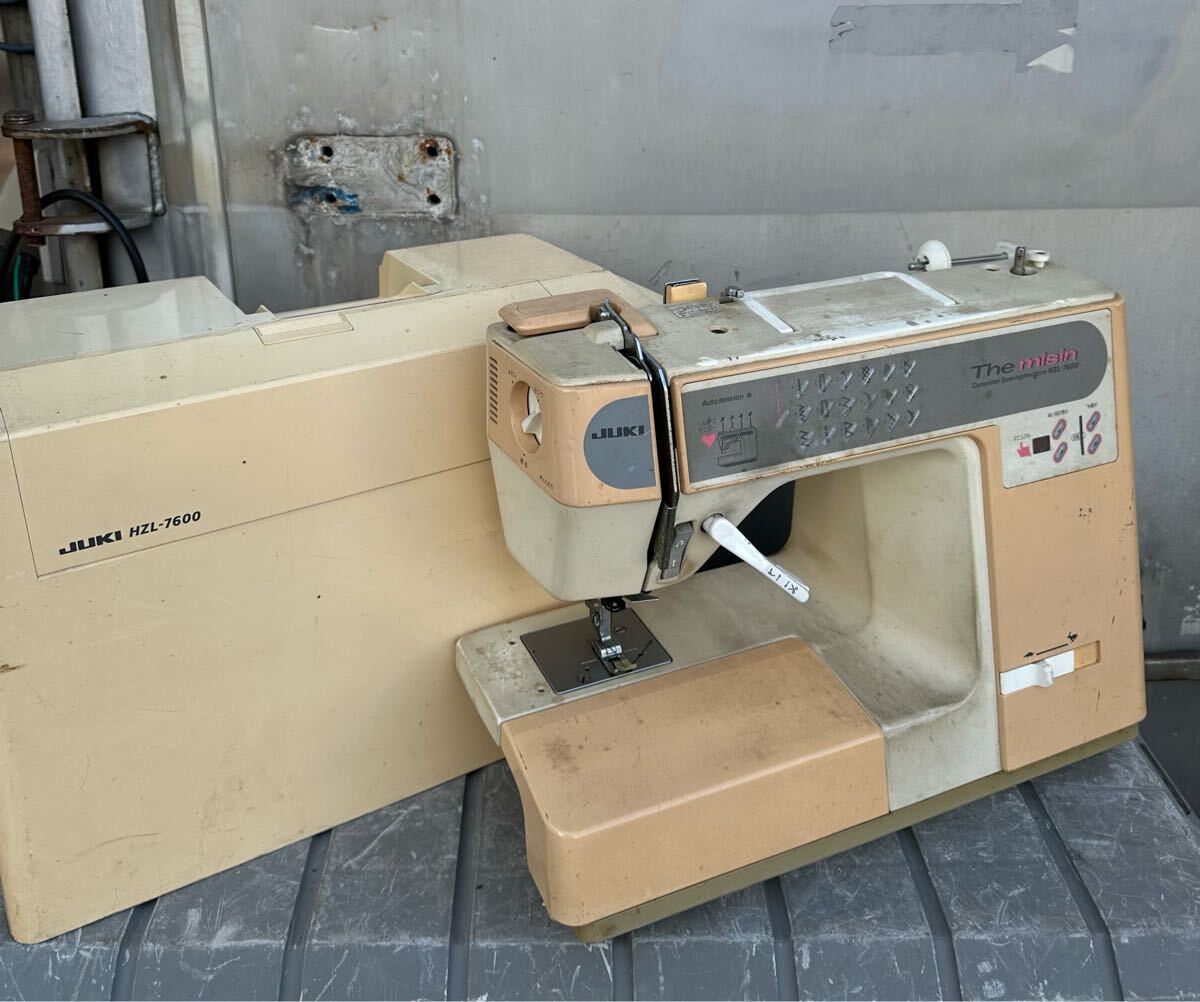 レトロ JUKI ミシン本体 HZL-7600【通電確認】拍卖