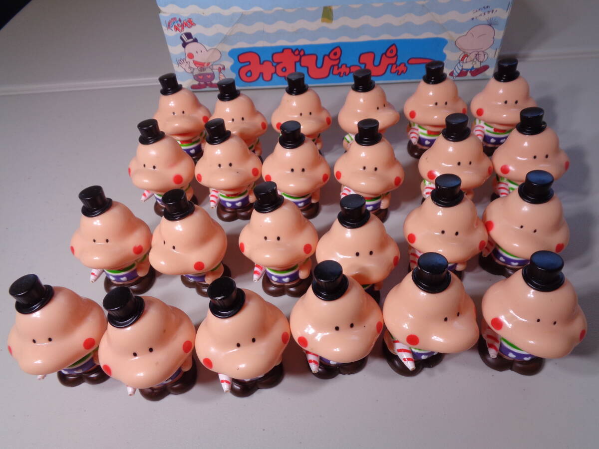 24個 NHK  パラソルヘンべえ 水鉄砲 ソフビ ●保管品  1989年 ● 藤子不二雄 ● 昭和レトロ ●空ビ  駄菓子屋拍卖