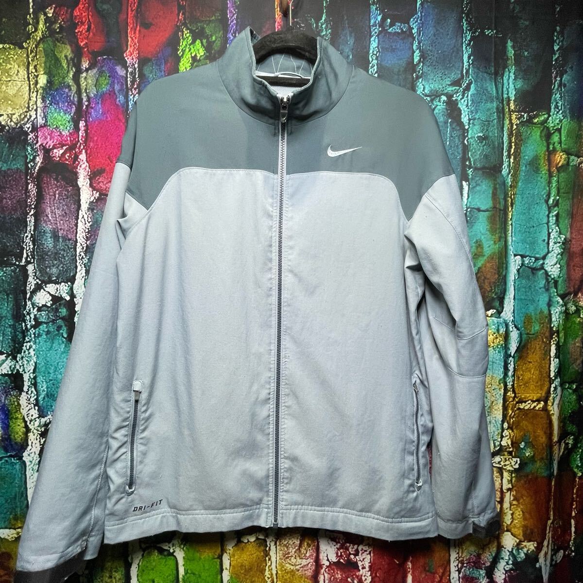 NIKE ナイキ DRI-FIT ナイロンジャケット size M拍卖