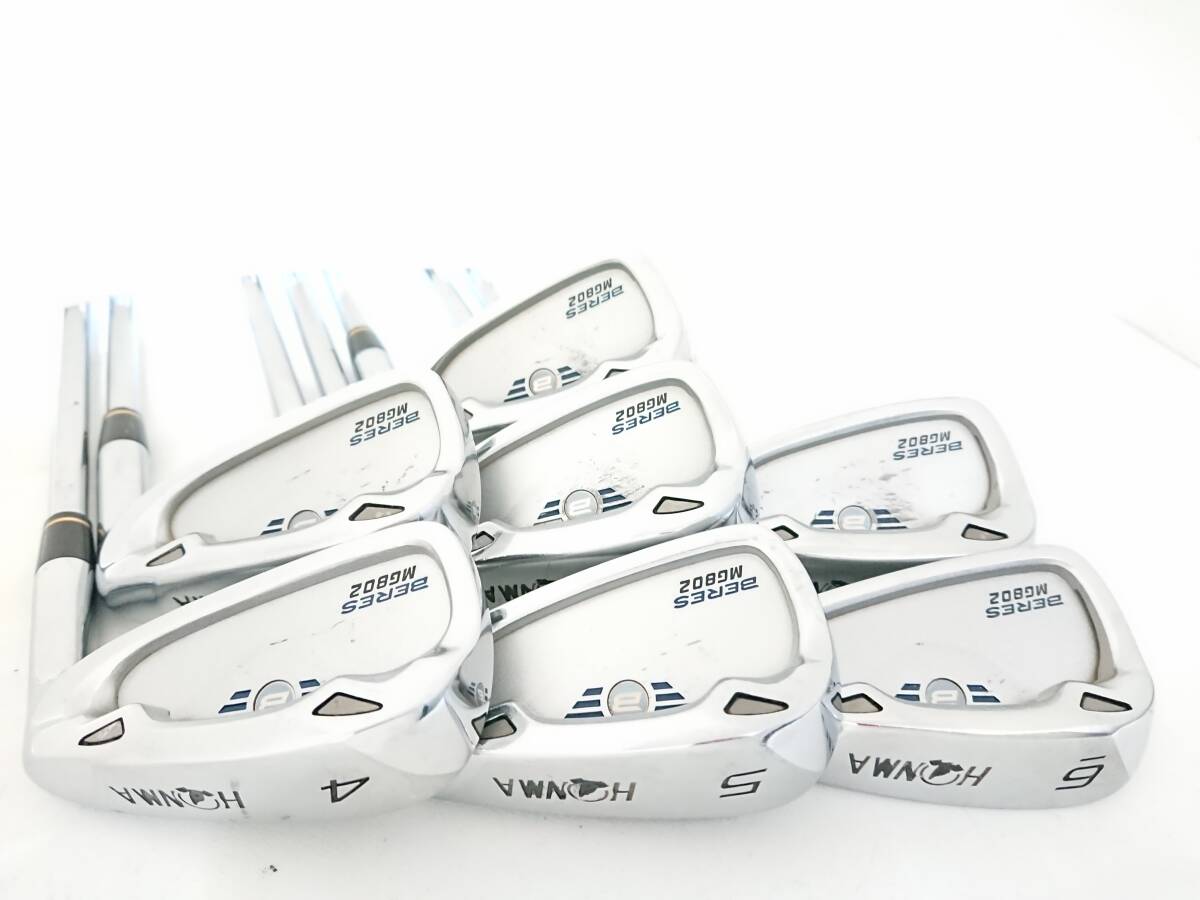 本間ゴルフ◆◆ 最高級 ホンマ ベレス BERES MG802 FORGED ◆◆豪華7本組!!!拍卖