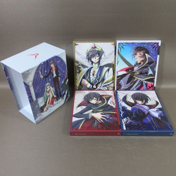 KA616●劇場版「コードギアス 反逆のルルーシュ I興道+II叛道+III皇道 全3巻」「コードギアス 復活のルルーシュ」特装限定版Blu-ray計4点拍卖