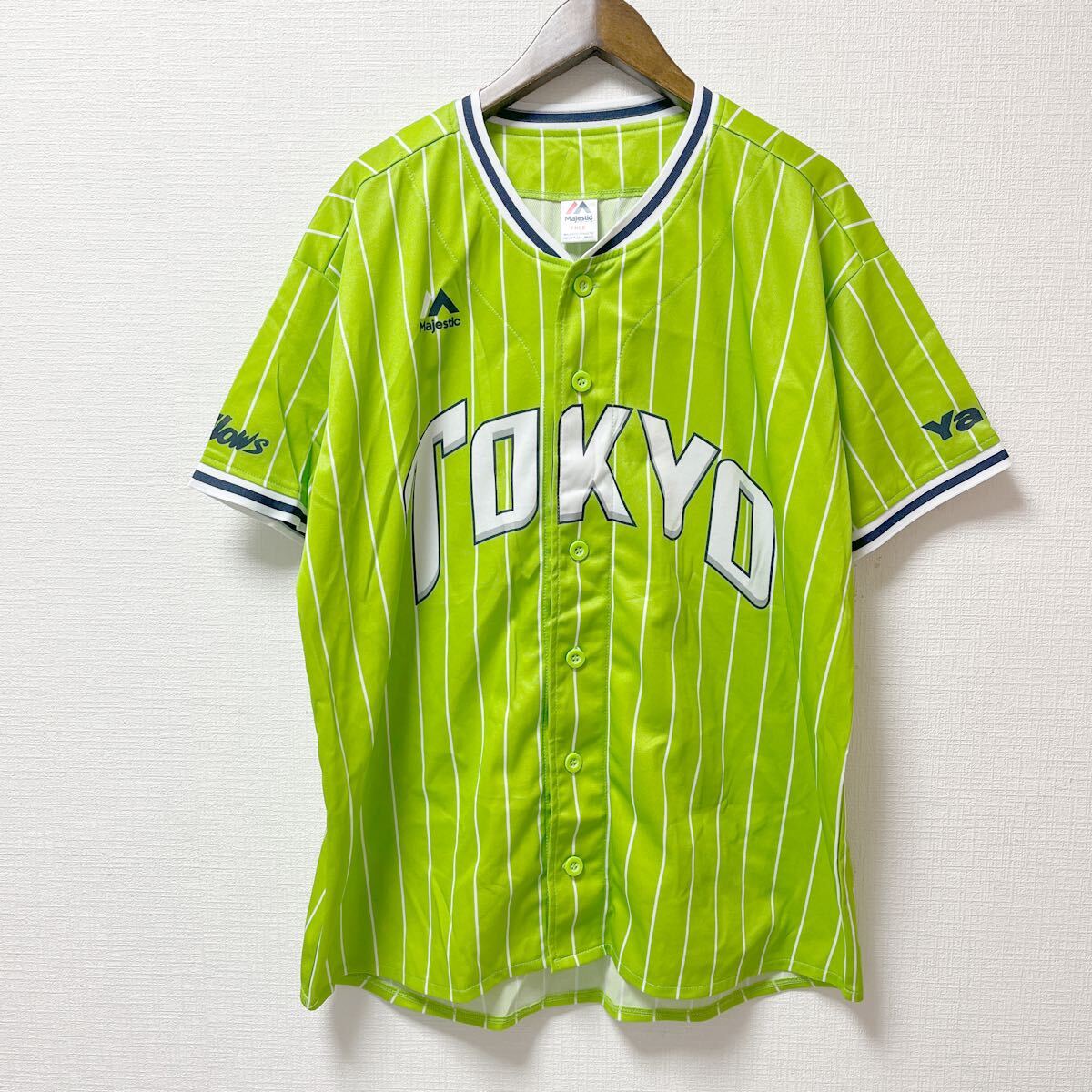 Majestic マジェスティック 東京ヤクルトスワローズ レプリカユニフォーム フリーサイズ ポリエステル拍卖