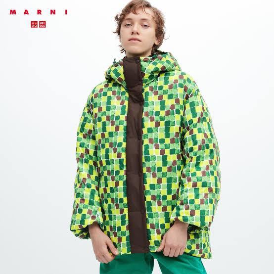 sale!新品タグ付☆UNIQLO ×maruni マルニ☆ダウンコート緑拍卖