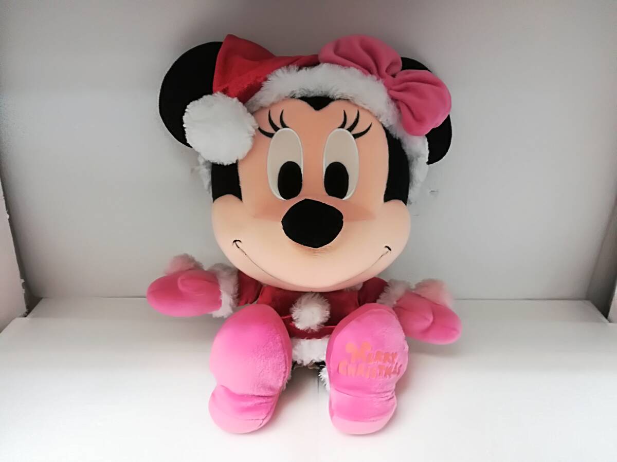 ■東京ディズニーシー メリークリスマス ミニーマウス サンタクロース BIG ぬいぐるみ 全長約45㎝ 大きめ拍卖