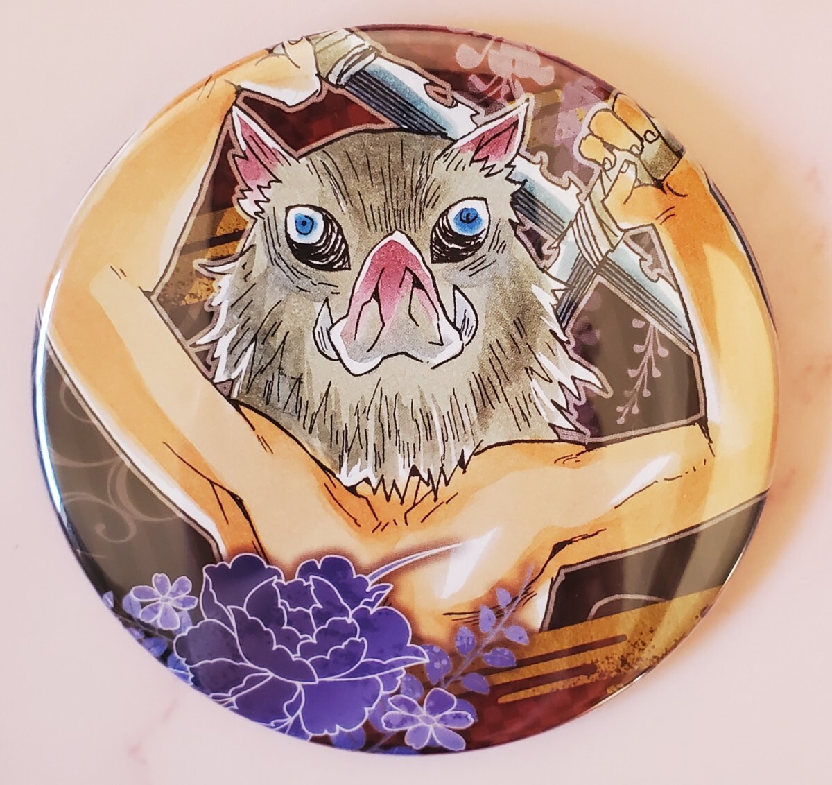 鬼滅の刃 コレクション缶バッジ第2弾 嘴平伊之助 新品未使用品拍卖